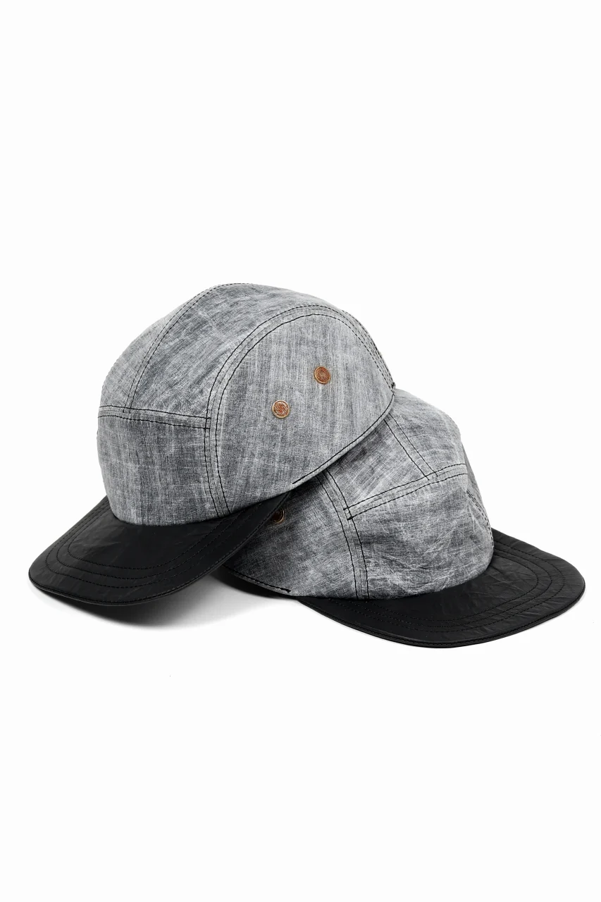ierib exclusive delorean cap / DYNEEMA Leather (BLACK) - Image 17