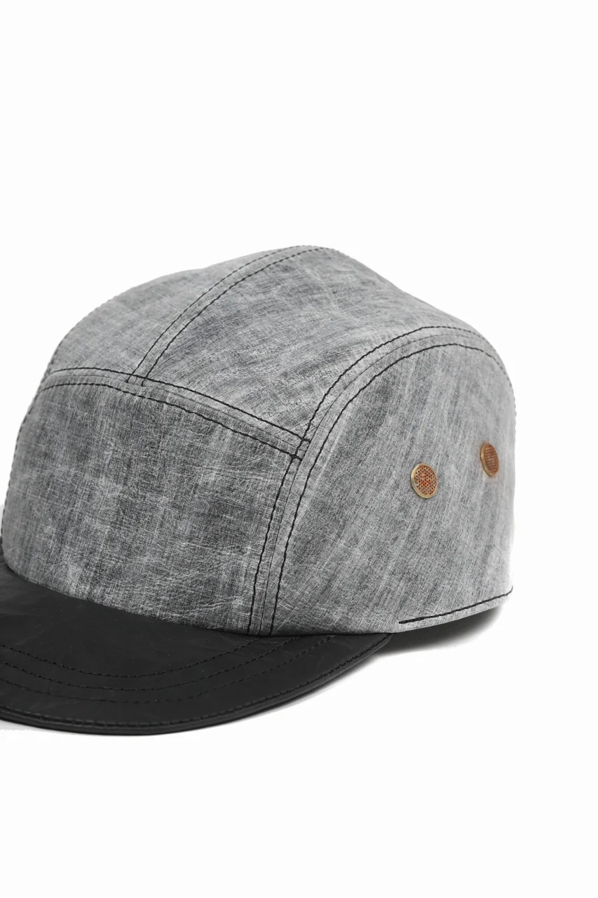 ierib exclusive delorean cap / DYNEEMA Leather (BLACK) - Image 5