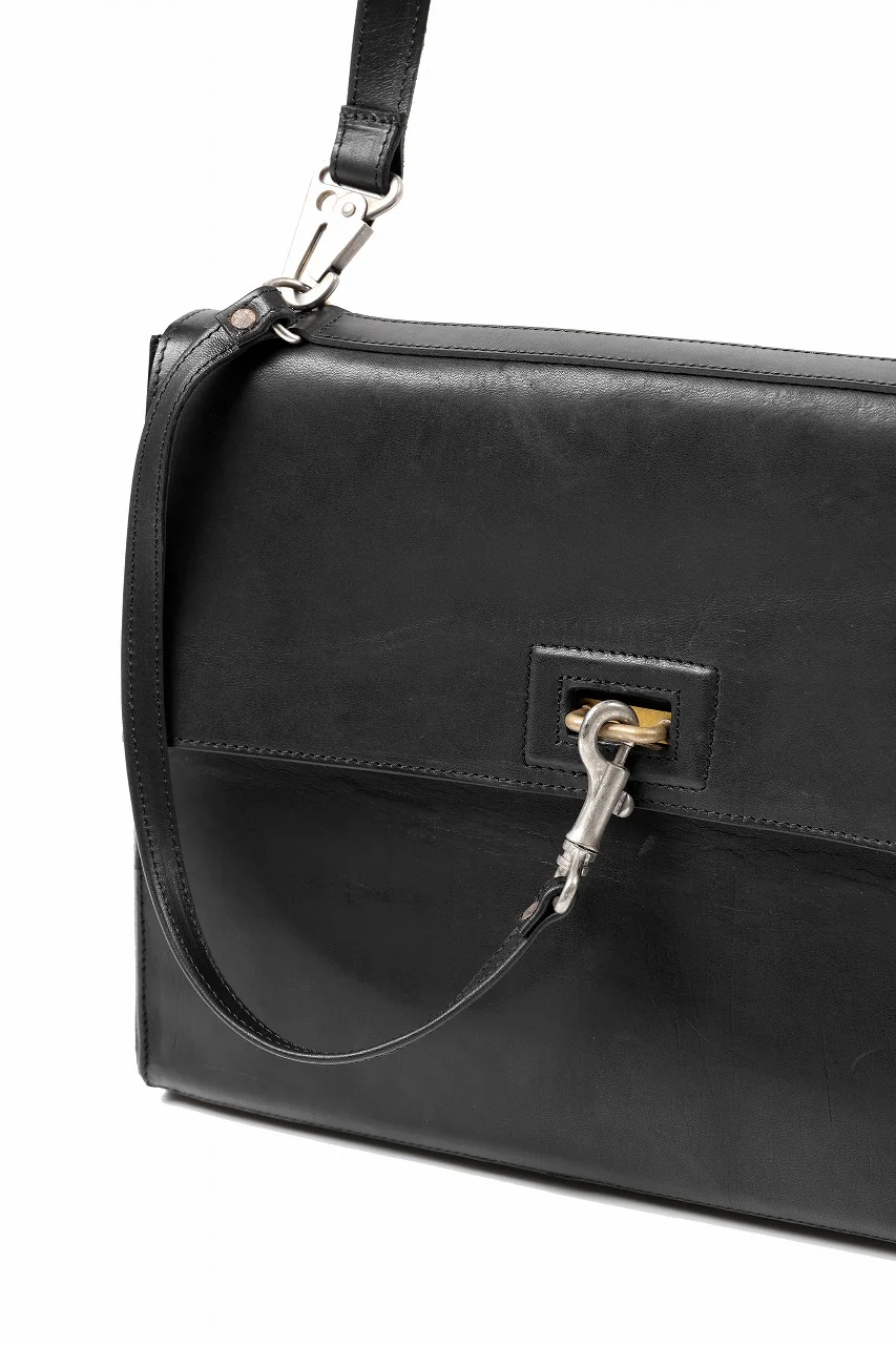ierib exclusive DIMM Bag 30SP / Horse Nubuck Leather (BLACK) - Image 11