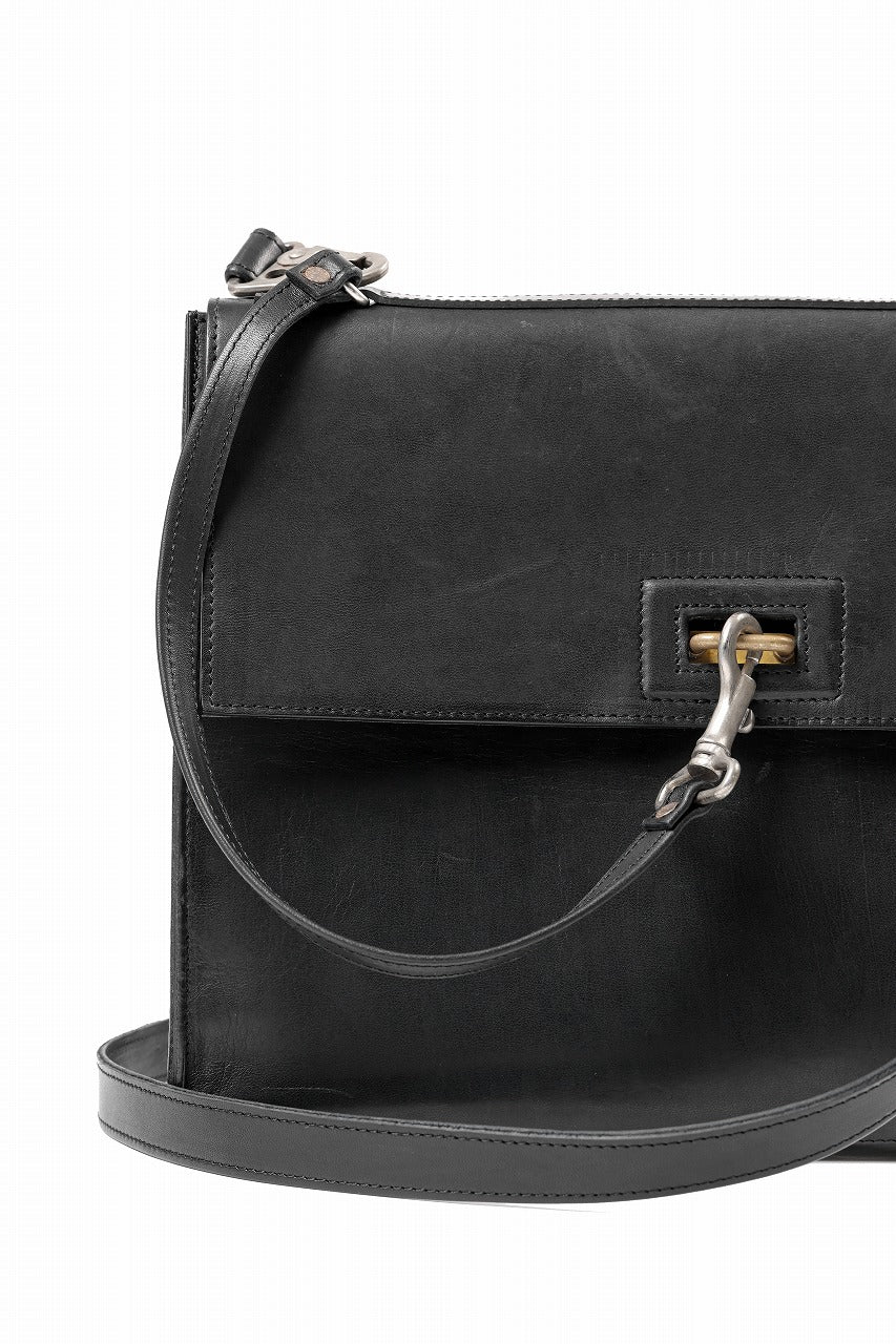 ierib exclusive DIMM Bag 30SP / Horse Nubuck Leather (BLACK) - Image 13
