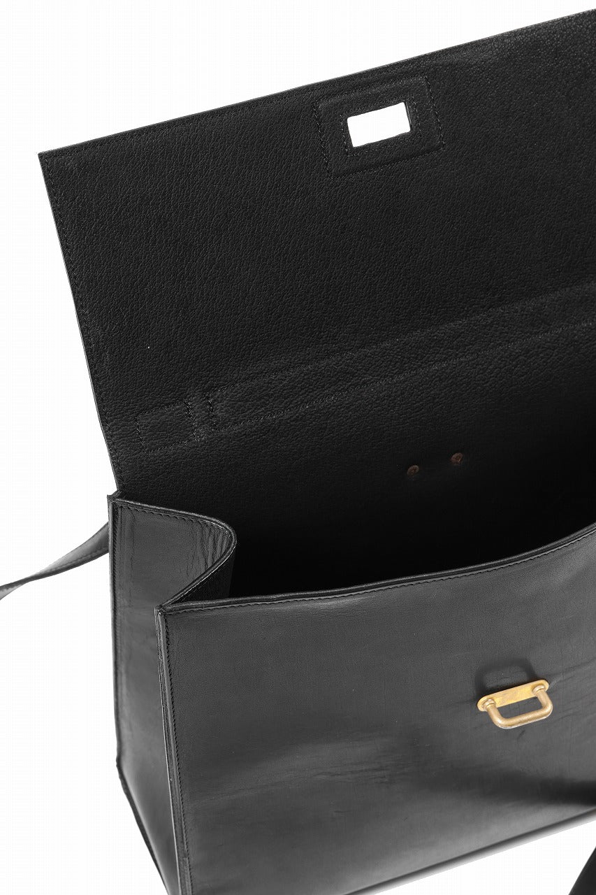 ierib exclusive DIMM Bag 30SP / Horse Nubuck Leather (BLACK) - Image 18