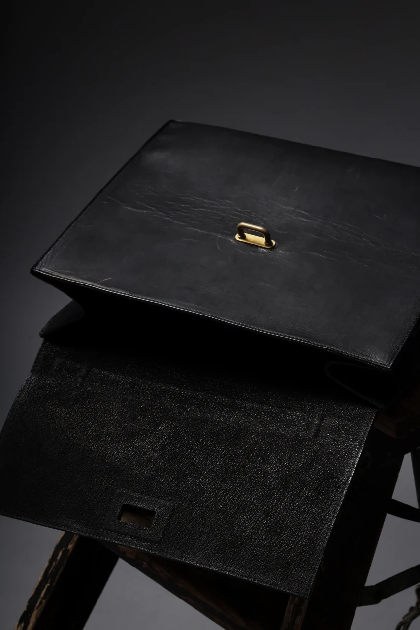 ierib exclusive DIMM Bag 30SP / Horse Nubuck Leather (BLACK) - Image 25