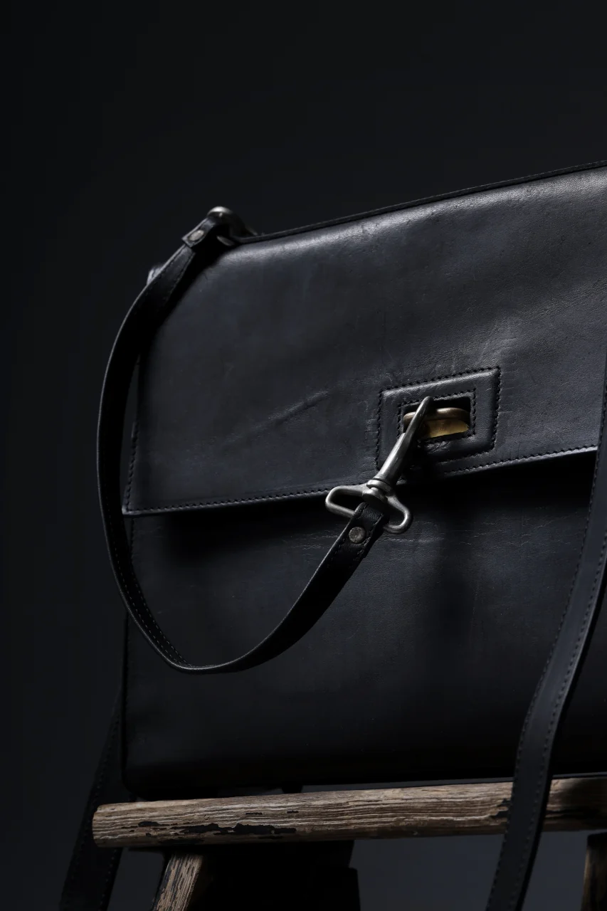 ierib exclusive DIMM Bag 30SP / Horse Nubuck Leather (BLACK) - Image 26