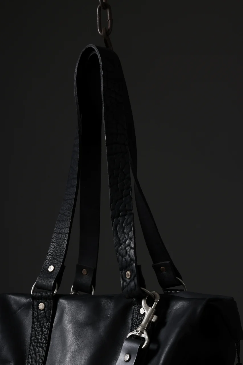 ierib exclusive Dr-Bag Small wt. Strap Belt / Horse Nubuck Leather (BLACK) - Image 28