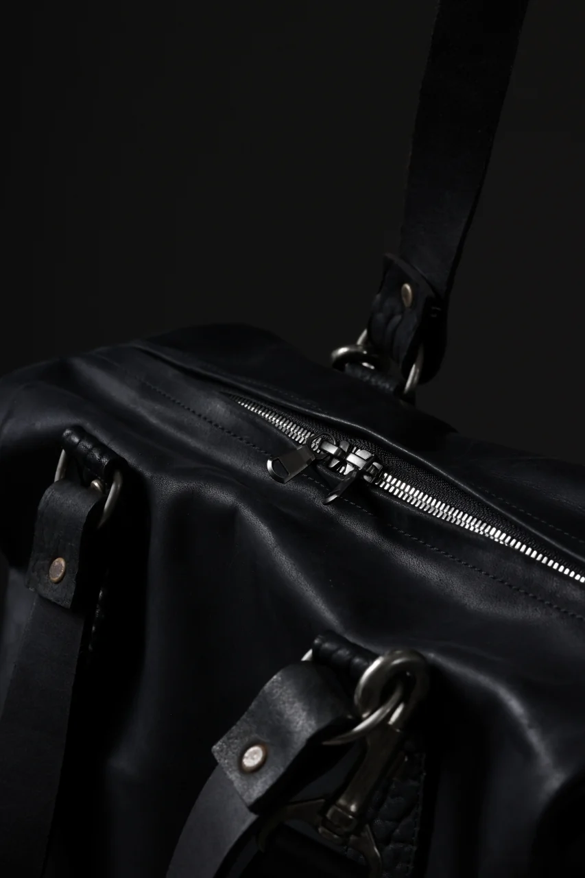 ierib exclusive Dr-Bag Small wt. Strap Belt / Horse Nubuck Leather (BLACK) - Image 39