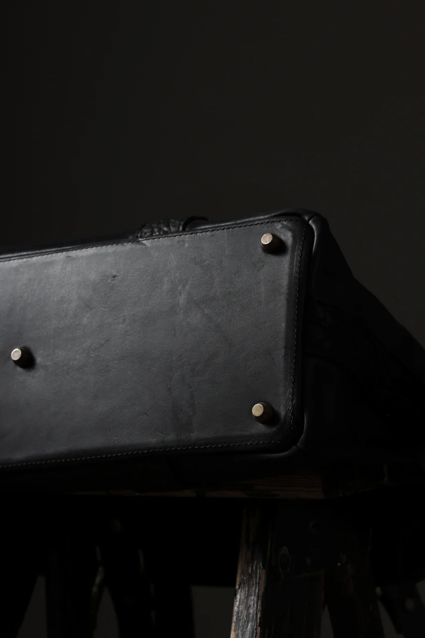 ierib exclusive Dr-Bag Small wt. Strap Belt / Horse Nubuck Leather (BLACK) - Image 42