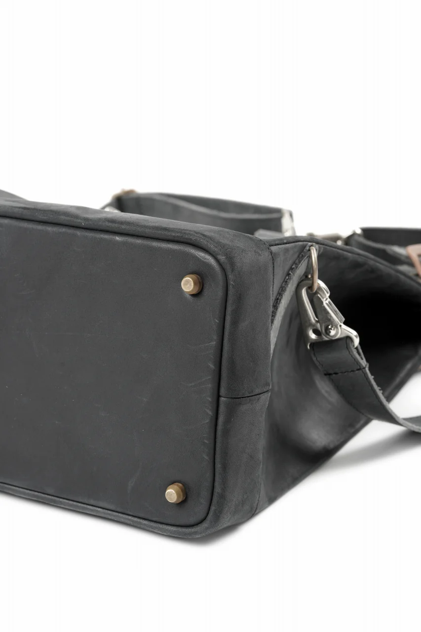 ierib exclusive GV Ruck Sack / Shell Cordovan + Horse Nubuck Leather (BLACK) - Image 19