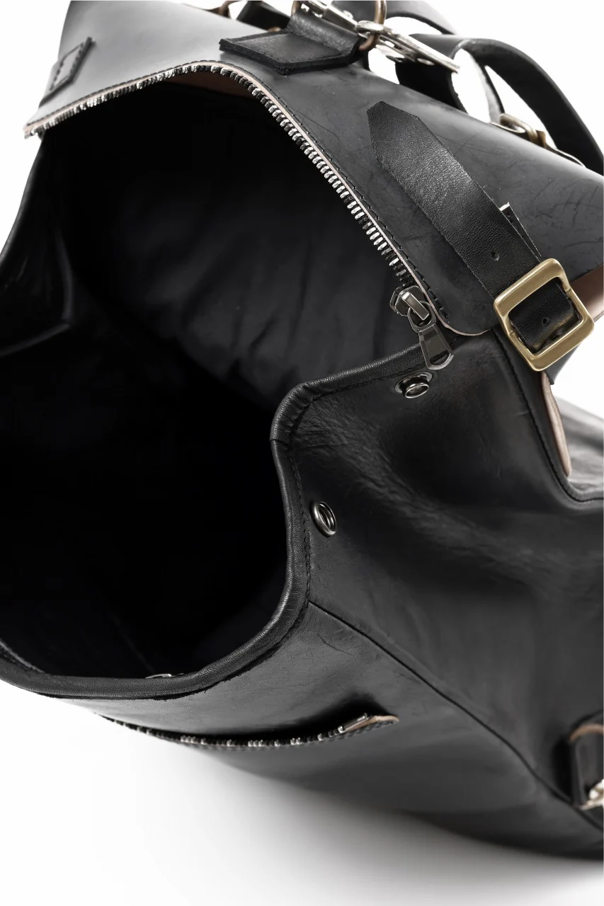 ierib exclusive GV Ruck Sack / Shell Cordovan + Shiny Horse Leather (BLACK) - Image 21