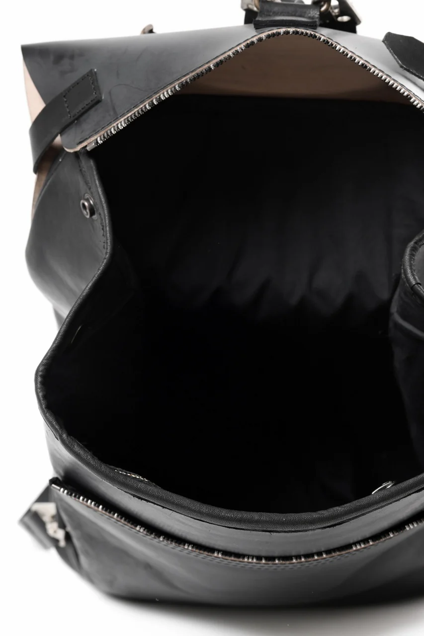 ierib exclusive GV Ruck Sack / Shell Cordovan + Shiny Horse Leather (BLACK) - Image 22