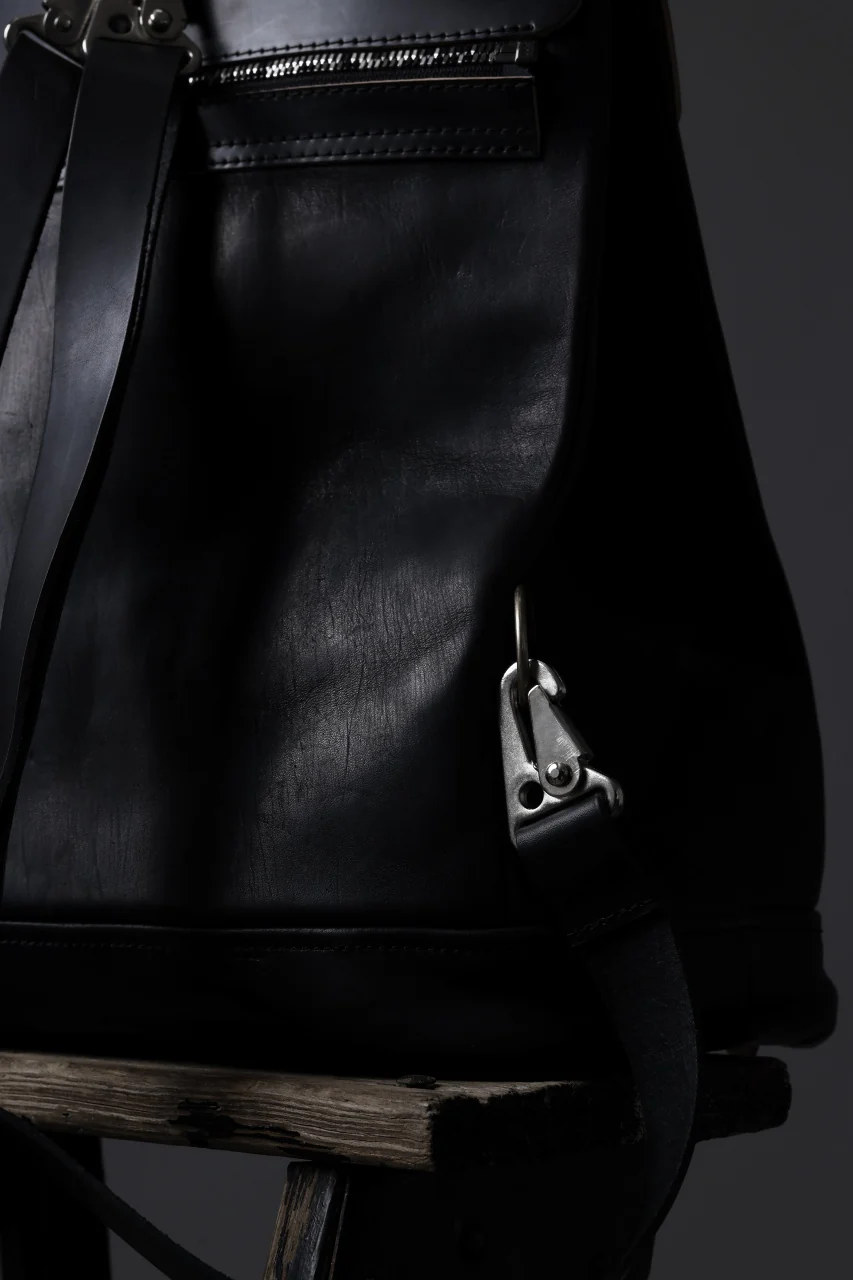 ierib exclusive GV Ruck Sack / Shell Cordovan + Shiny Horse Leather (BLACK) - Image 40