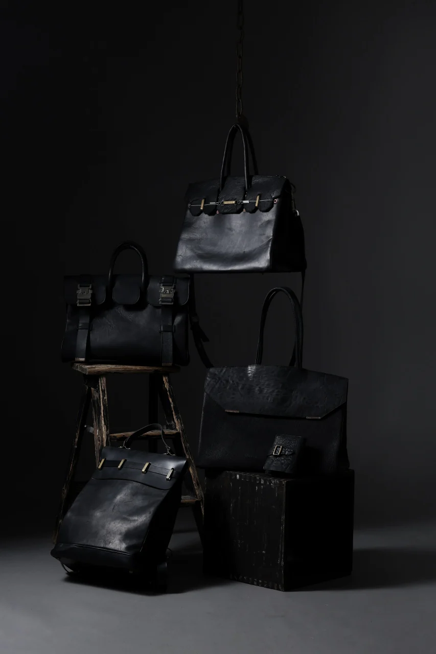 ierib exclusive GV Ruck Sack / Shell Cordovan + Shiny Horse Leather (BLACK) - Image 45