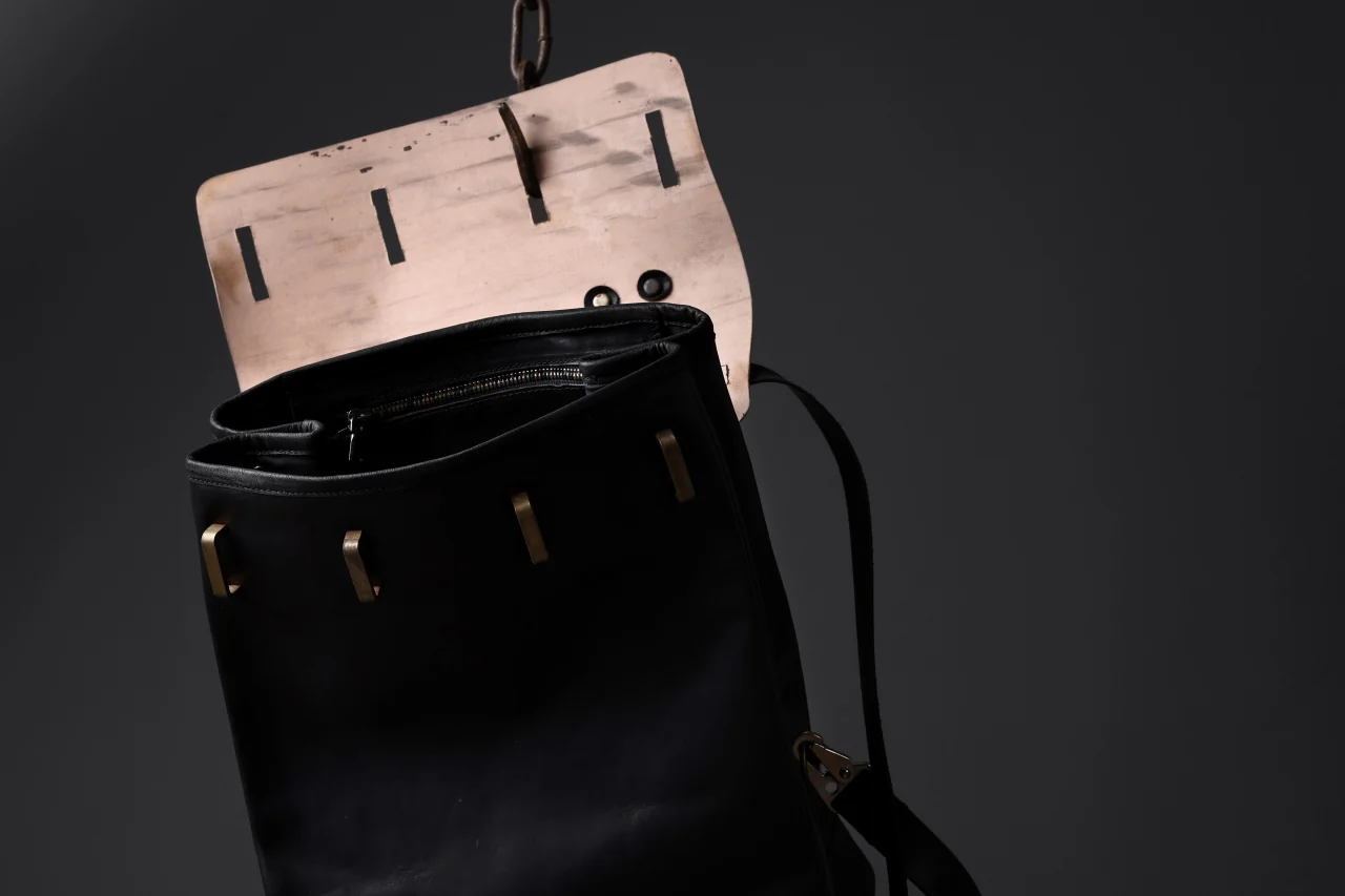 ierib exclusive GV Ruck Sack / Shell Cordovan + Shiny Horse Leather (BLACK) - Image 47