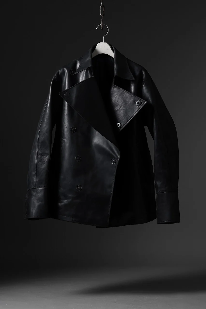 ierib exclusive Jean Coat-Blouson / Horse Nubuck Leather (BLACK) - Image 41