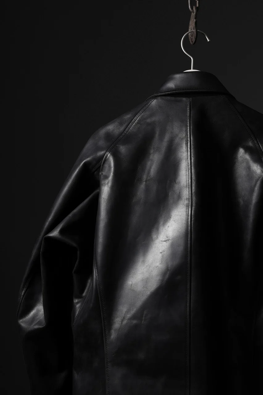ierib exclusive Jean Coat-Blouson / Horse Nubuck Leather (BLACK) - Image 48