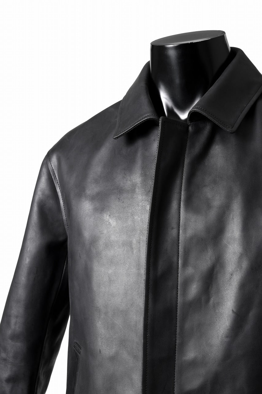 ierib exclusive Lukas Jacket / Horse Nubuck Leather (BLACK) - Image 13