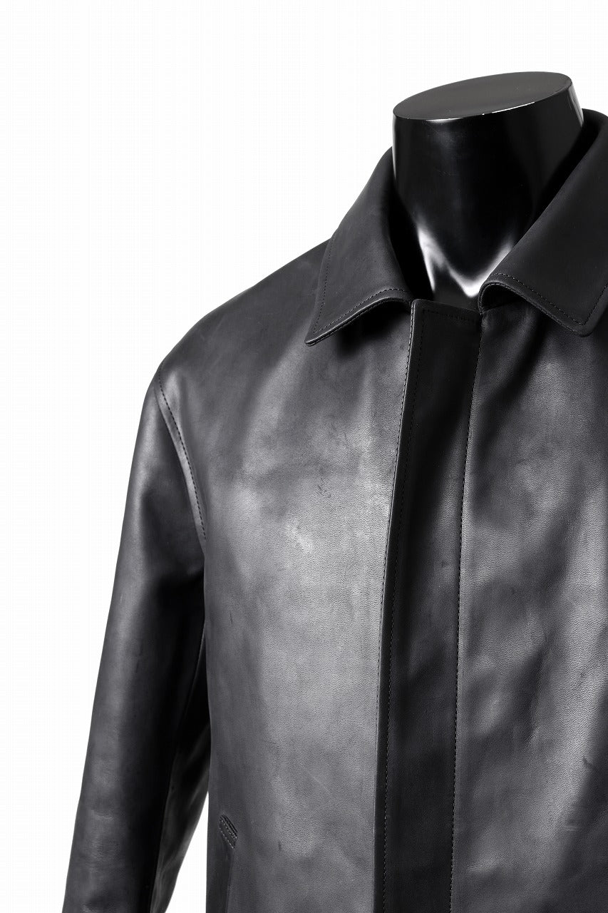 ierib exclusive Lukas Jacket / Horse Nubuck Leather (BLACK) - Image 16