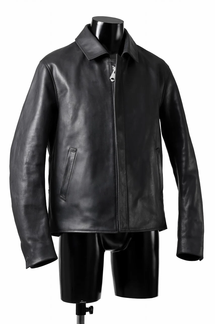 ierib exclusive Lukas Jacket / Horse Nubuck Leather (BLACK) - Image 2