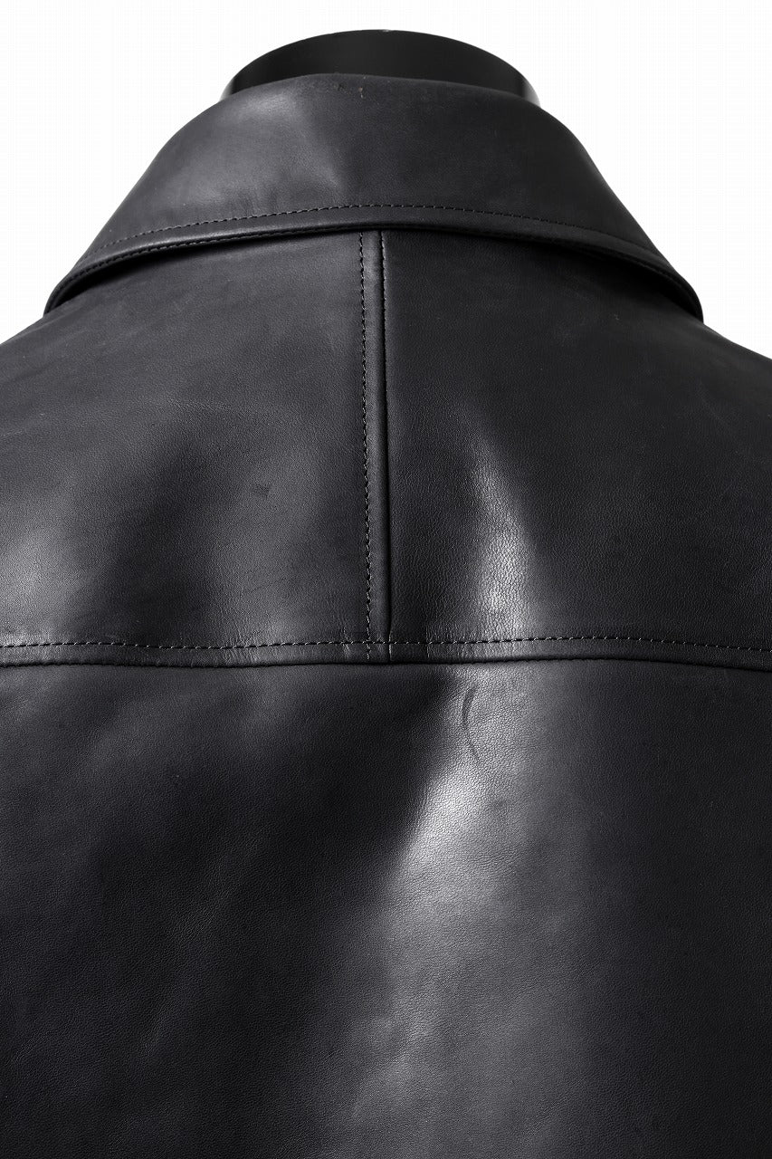 ierib exclusive Lukas Jacket / Horse Nubuck Leather (BLACK) - Image 21