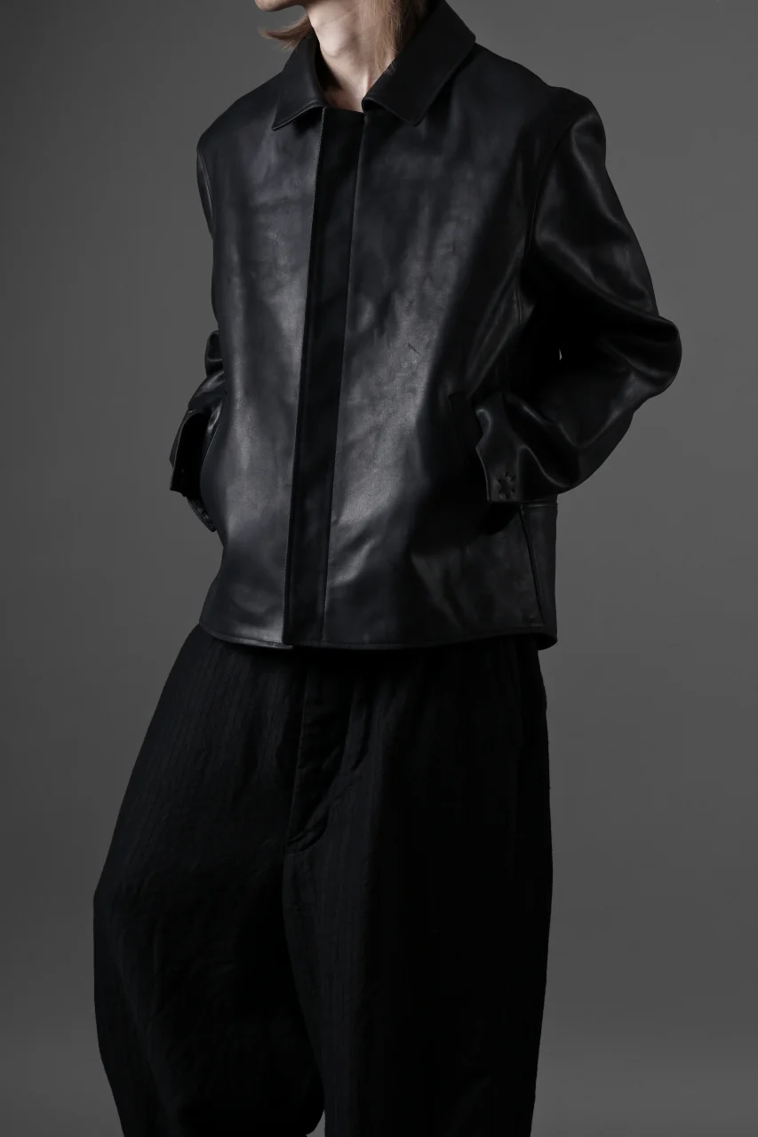 ierib exclusive Lukas Jacket / Horse Nubuck Leather (BLACK) - Image 37