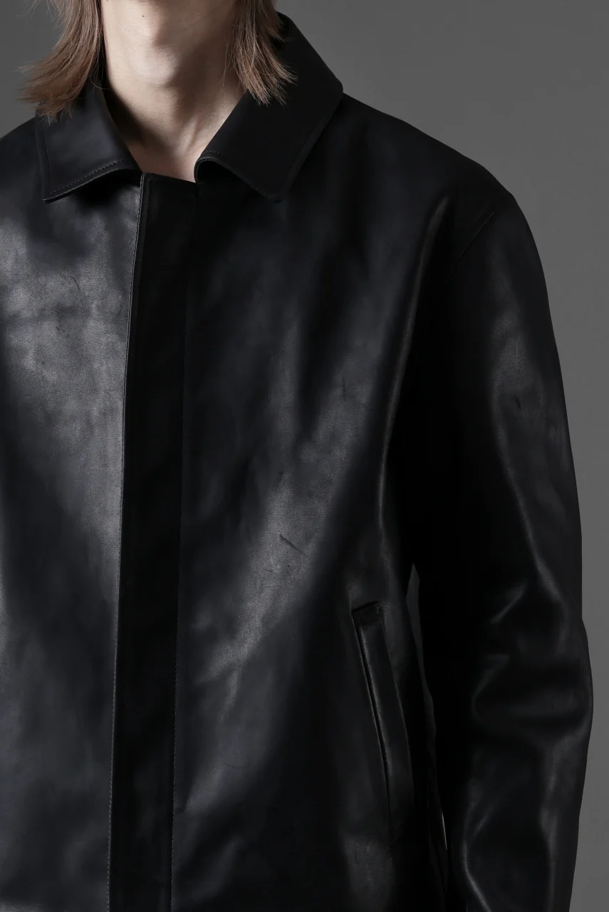 ierib exclusive Lukas Jacket / Horse Nubuck Leather (BLACK) - Image 41