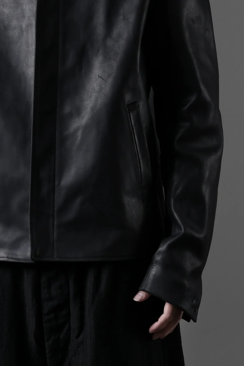 ierib exclusive Lukas Jacket / Horse Nubuck Leather (BLACK) - Image 42