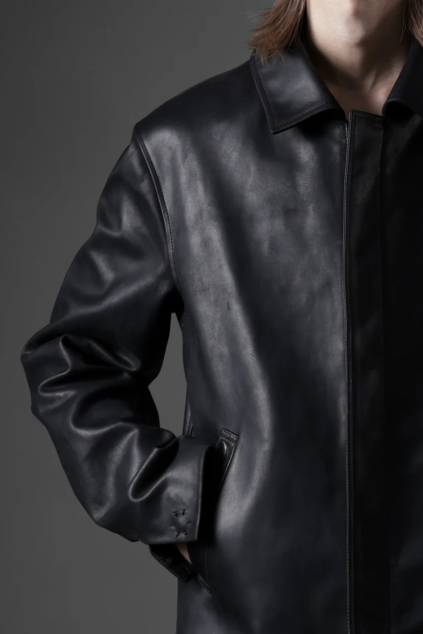 ierib exclusive Lukas Jacket / Horse Nubuck Leather (BLACK) - Image 43