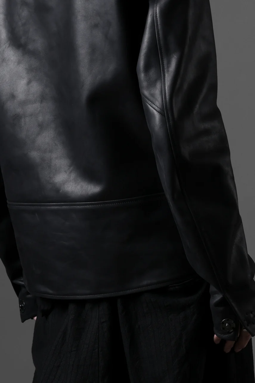 ierib exclusive Lukas Jacket / Horse Nubuck Leather (BLACK) - Image 46