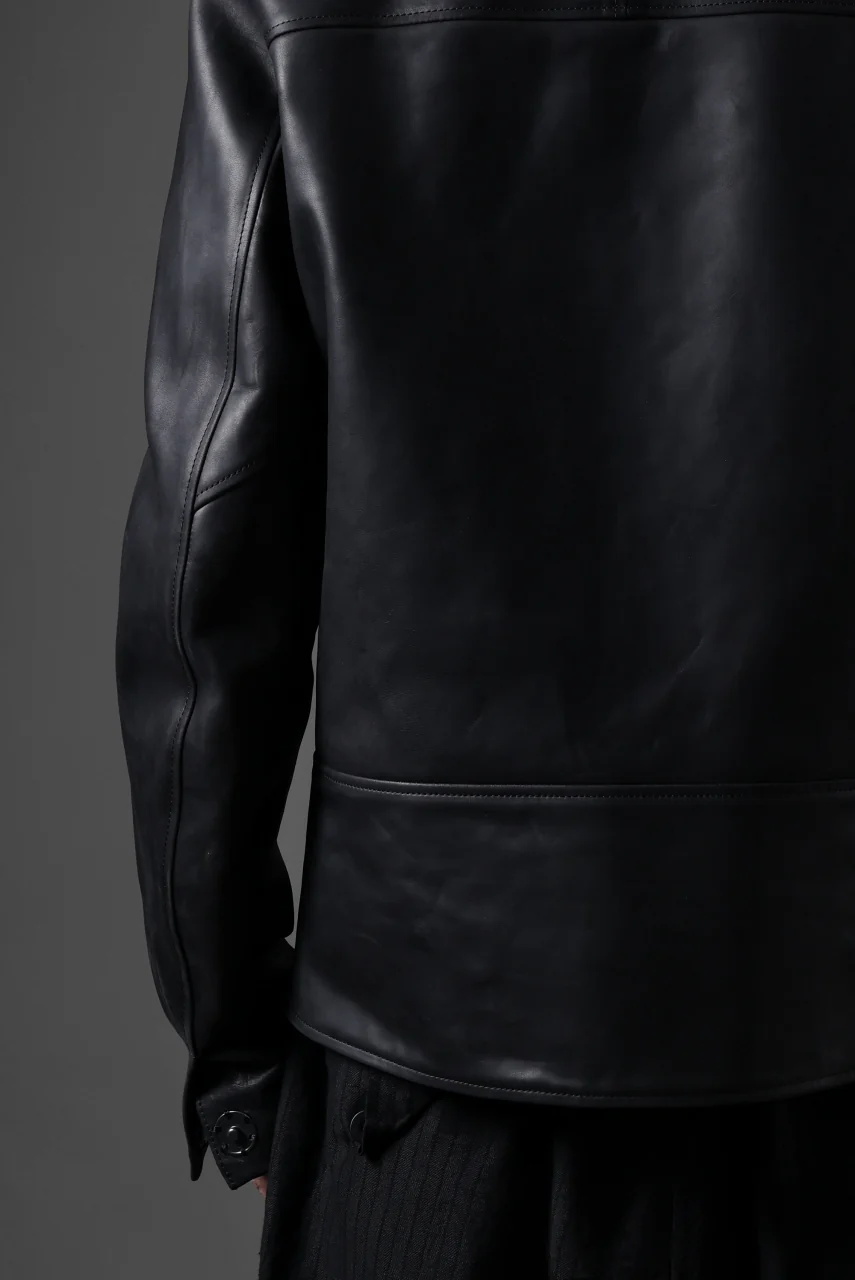 ierib exclusive Lukas Jacket / Horse Nubuck Leather (BLACK) - Image 47