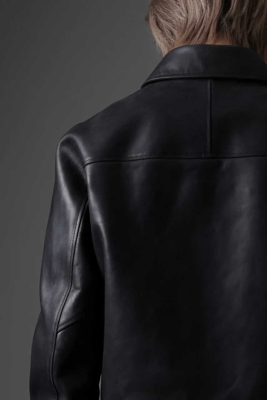 ierib exclusive Lukas Jacket / Horse Nubuck Leather (BLACK) - Image 49