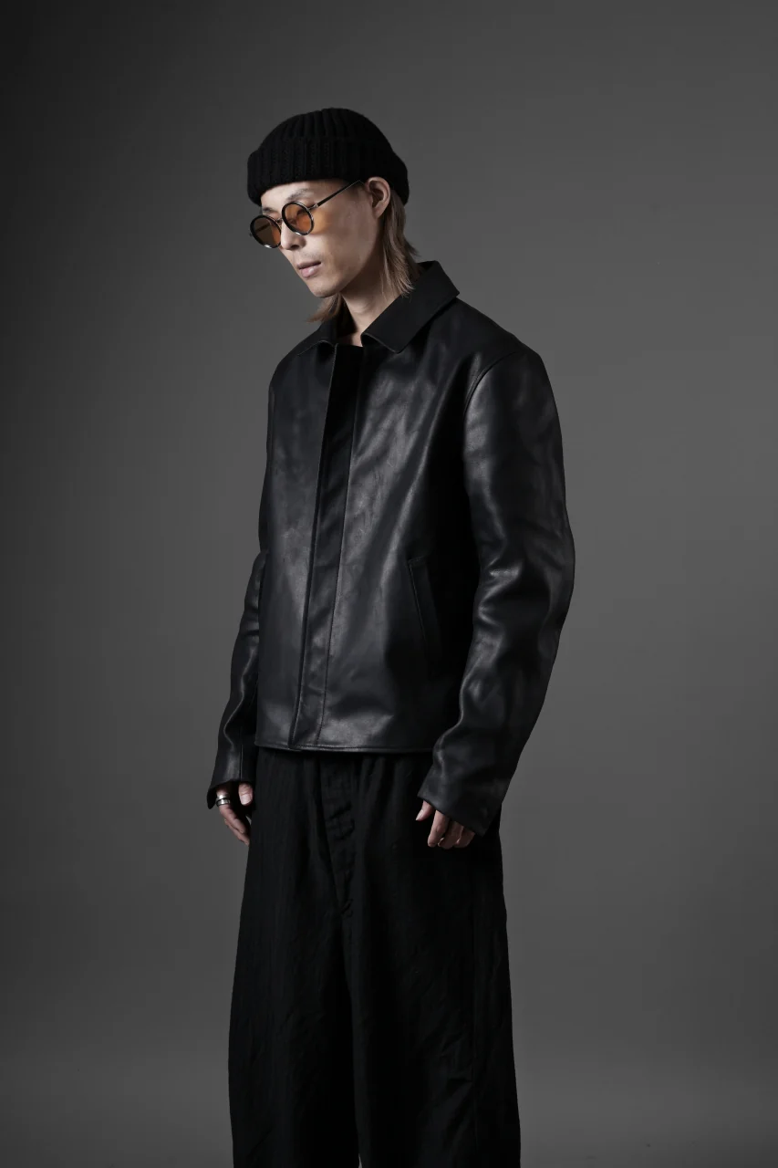 ierib exclusive Lukas Jacket / Horse Nubuck Leather (BLACK) - Image 52