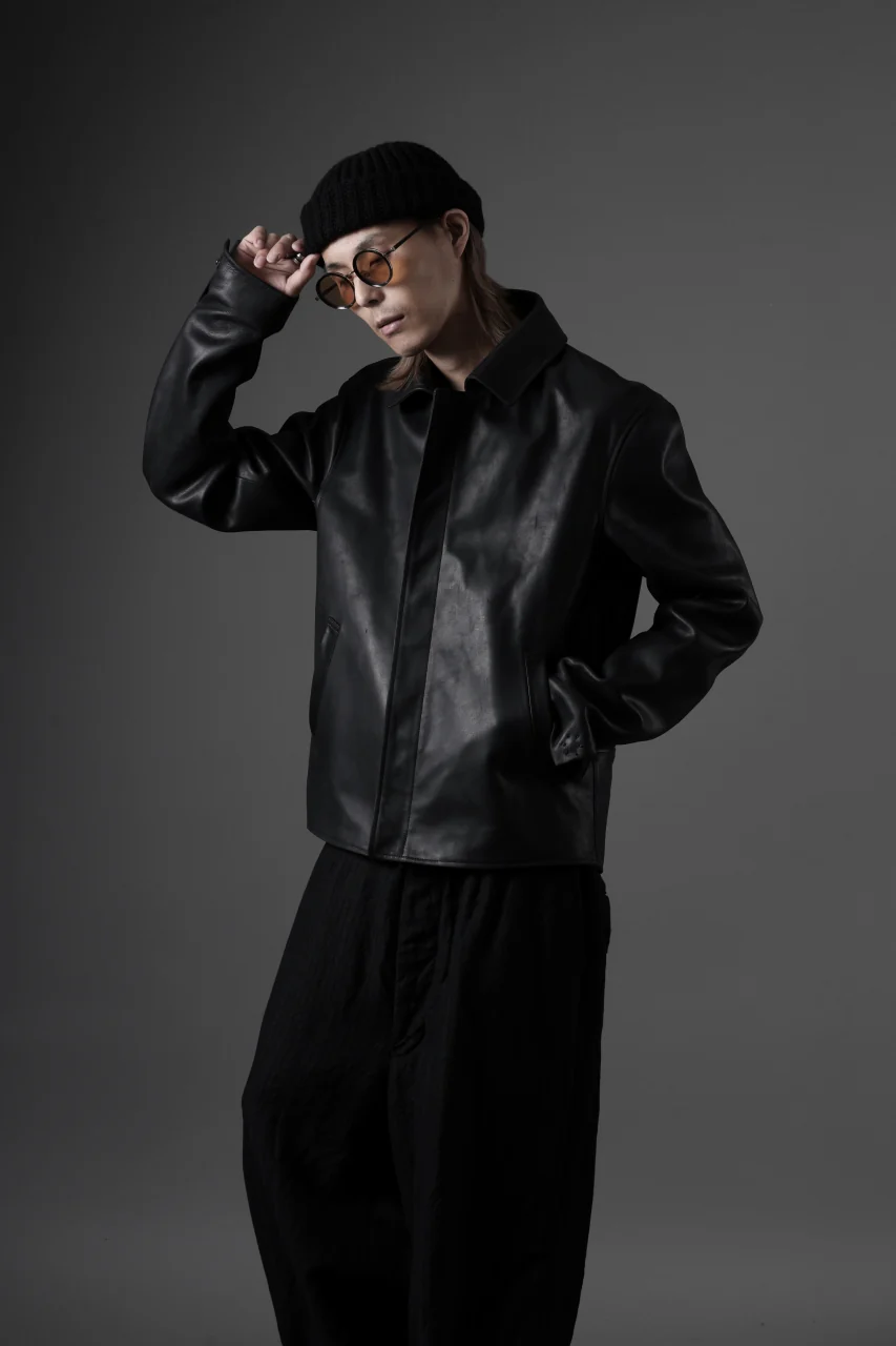 ierib exclusive Lukas Jacket / Horse Nubuck Leather (BLACK) - Image 53