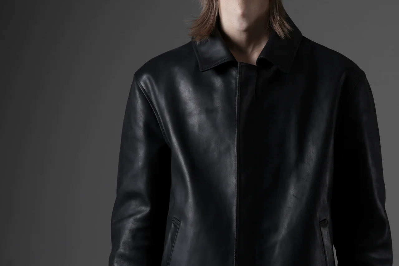 ierib exclusive Lukas Jacket / Horse Nubuck Leather (BLACK) - Image 55