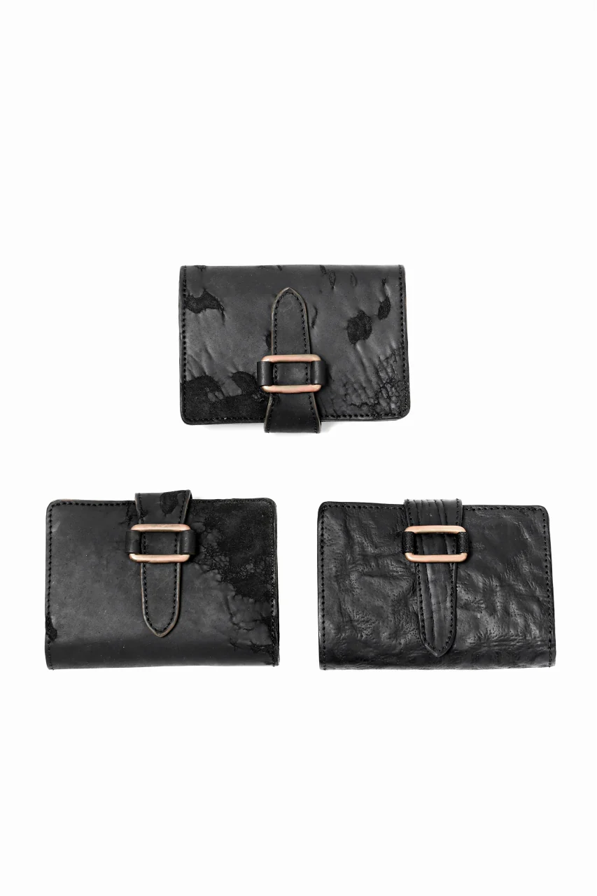 ierib exclusive LVMH leather wallet / JP inked horse butt (BLACK #A) - Image 12