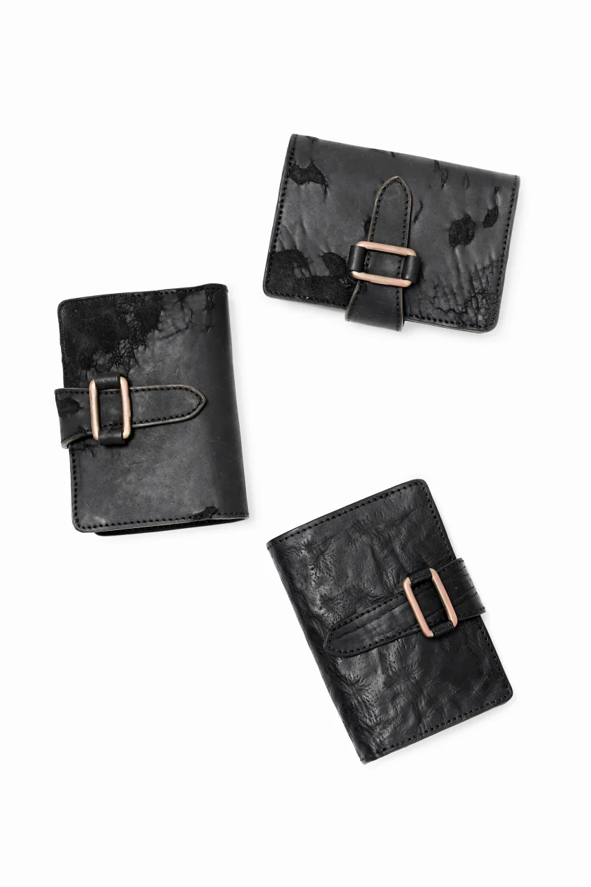 ierib exclusive LVMH leather wallet / JP inked horse butt (BLACK #A) - Image 14