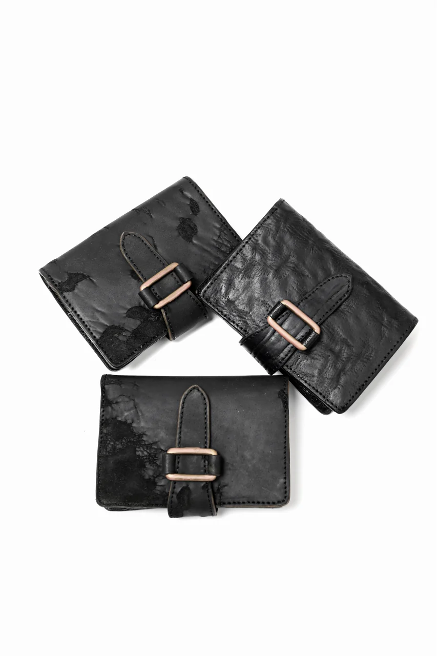 ierib exclusive LVMH leather wallet / JP inked horse butt (BLACK #B) - Image 16