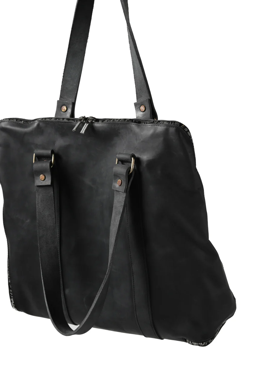 ierib exclusive onepiece tote bag / Nicolas Italy Vachetta (BLACK) - Image 19
