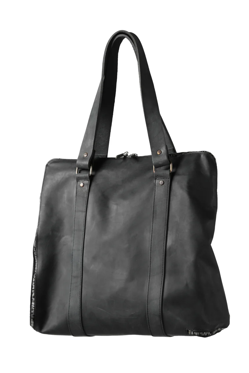ierib exclusive onepiece tote bag / Nicolas Italy Vachetta (BLACK) - Image 2