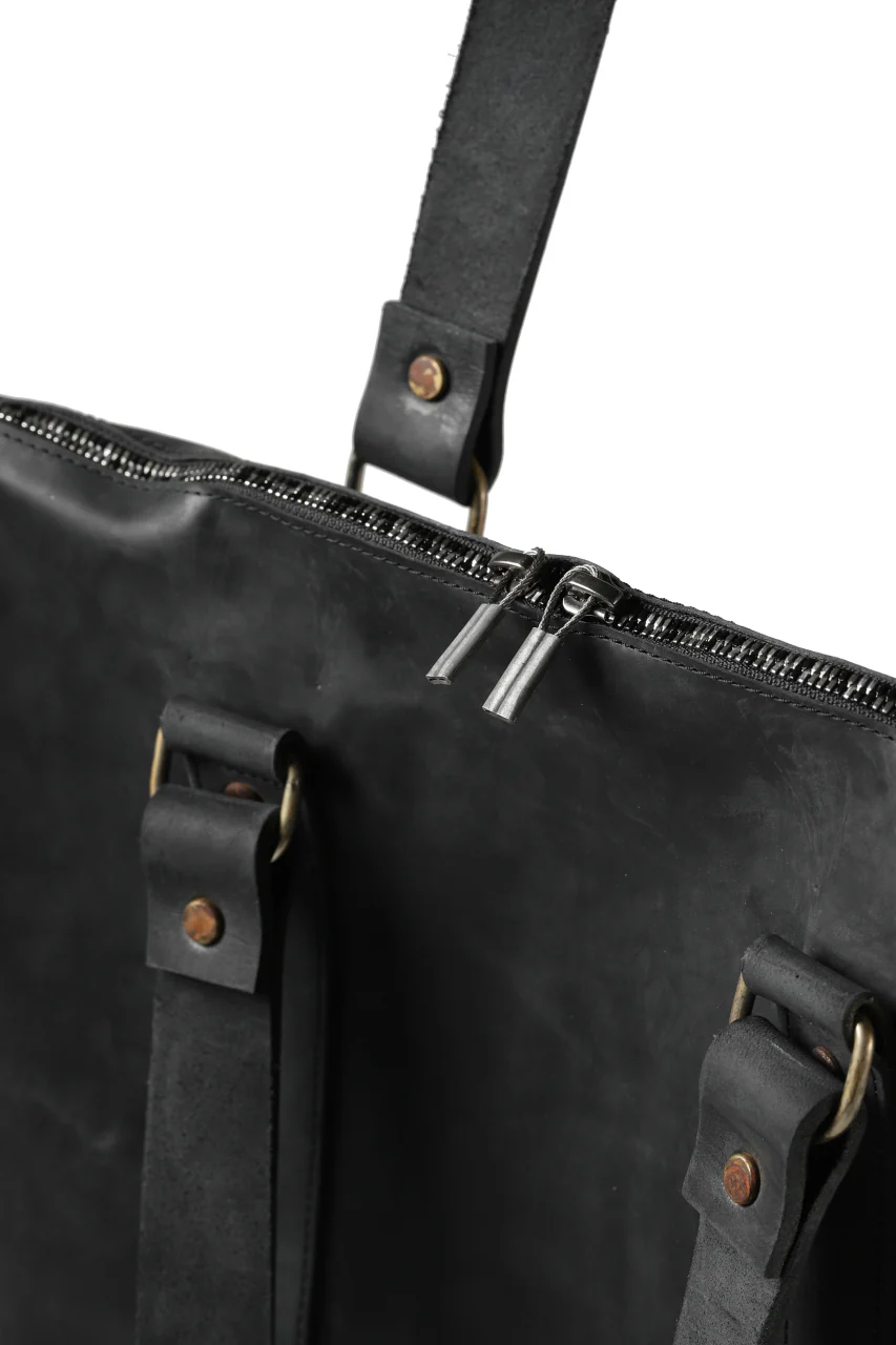 ierib exclusive onepiece tote bag / Nicolas Italy Vachetta (BLACK) - Image 20