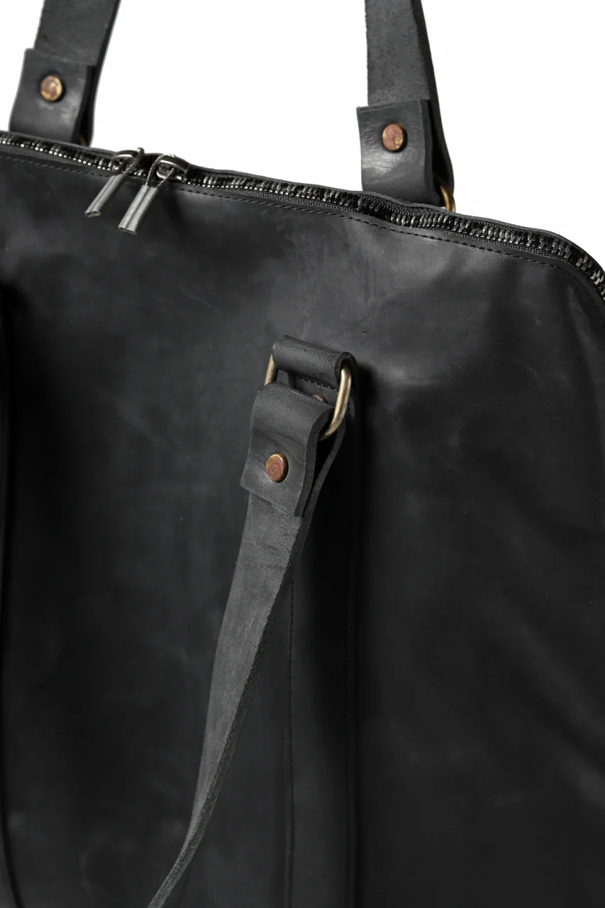 ierib exclusive onepiece tote bag / Nicolas Italy Vachetta (BLACK) - Image 21