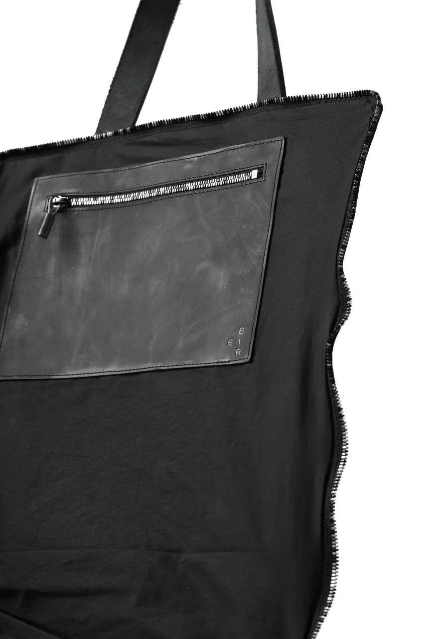 ierib exclusive onepiece tote bag / Nicolas Italy Vachetta (BLACK) - Image 25