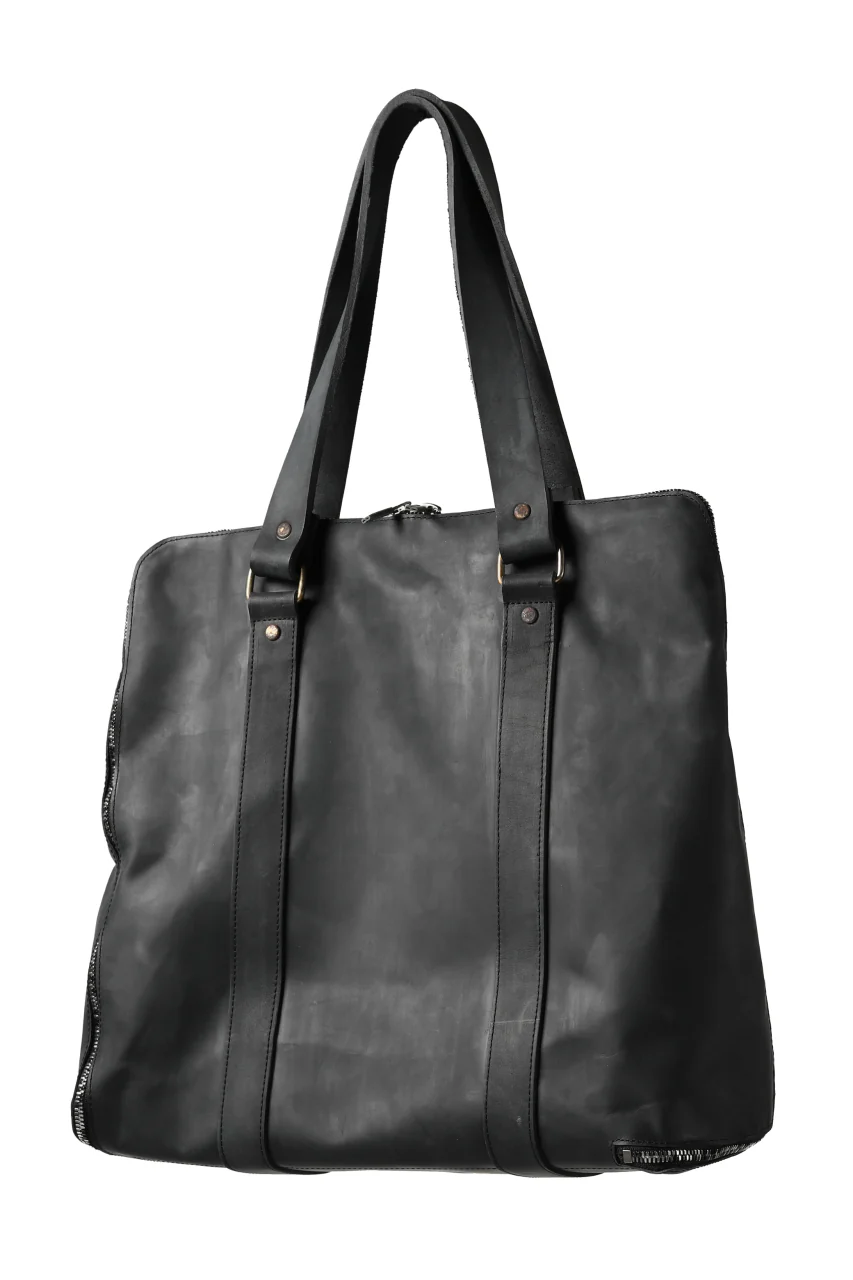 ierib exclusive onepiece tote bag / Nicolas Italy Vachetta (BLACK) - Image 4