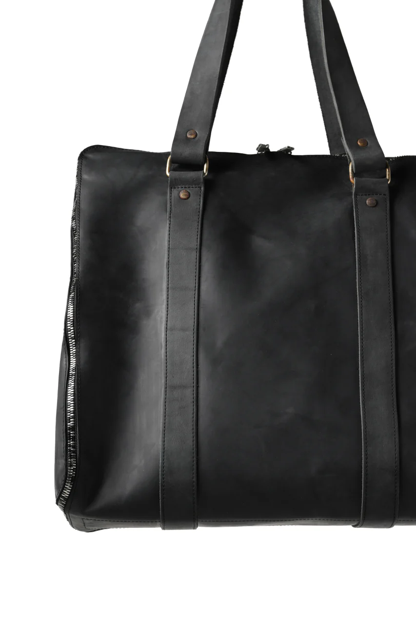 ierib exclusive onepiece tote bag / Nicolas Italy Vachetta (BLACK) - Image 5