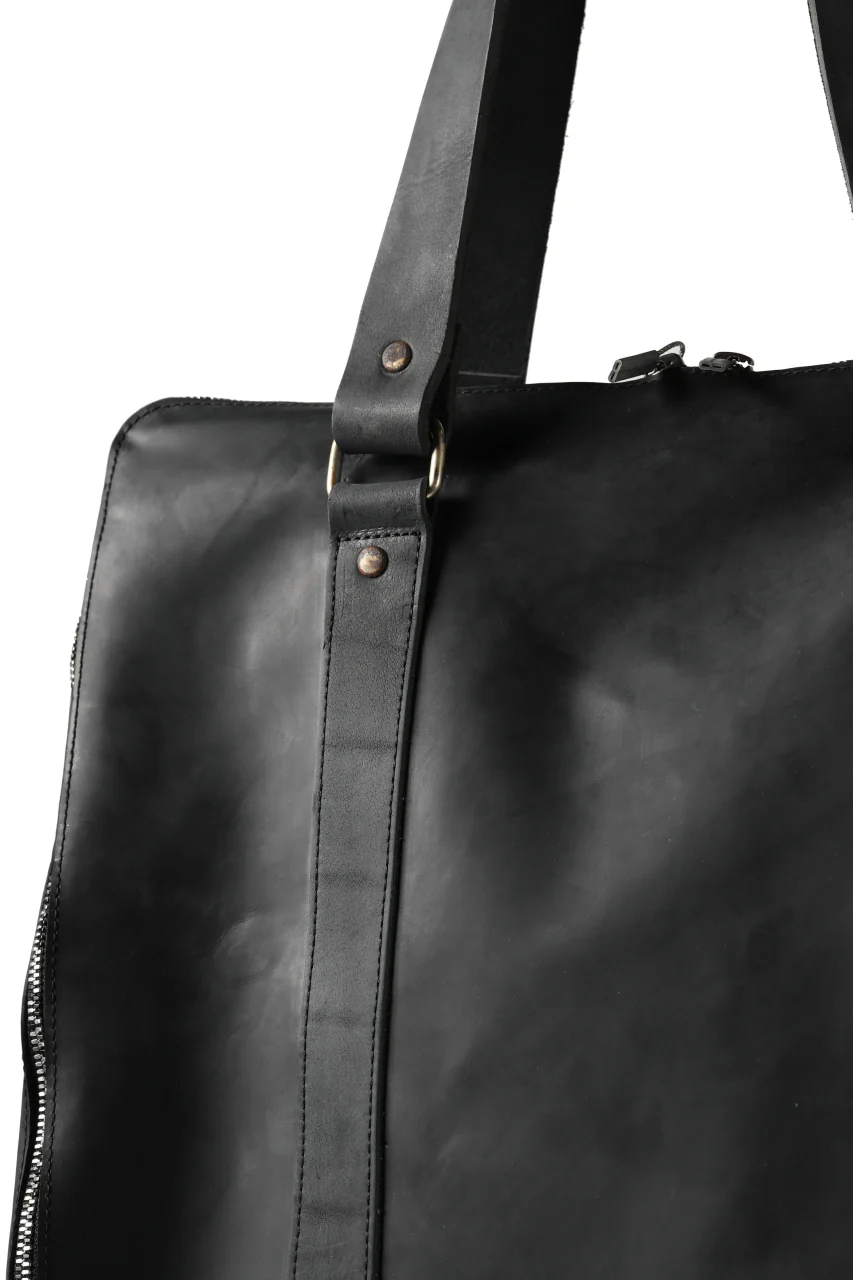 ierib exclusive onepiece tote bag / Nicolas Italy Vachetta (BLACK) - Image 7