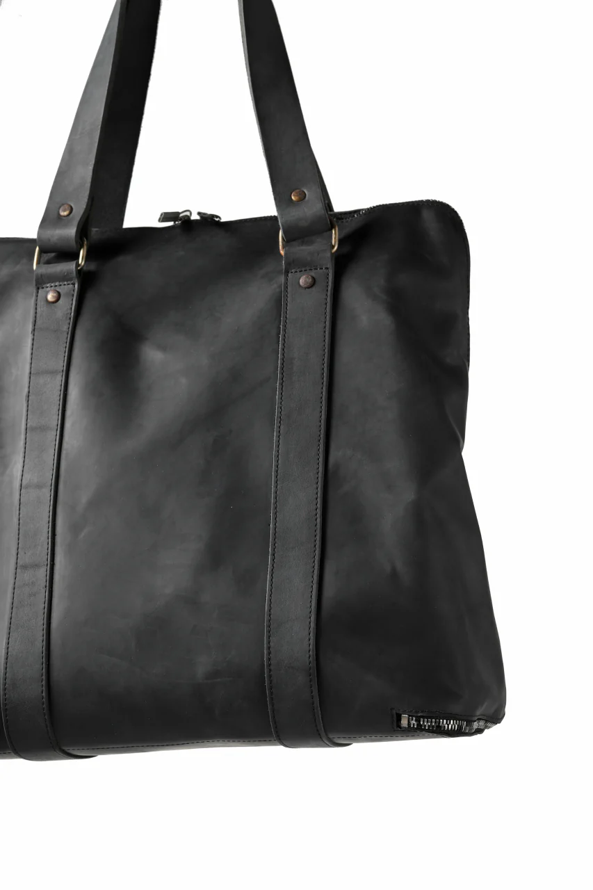 ierib exclusive onepiece tote bag / Nicolas Italy Vachetta (BLACK) - Image 9