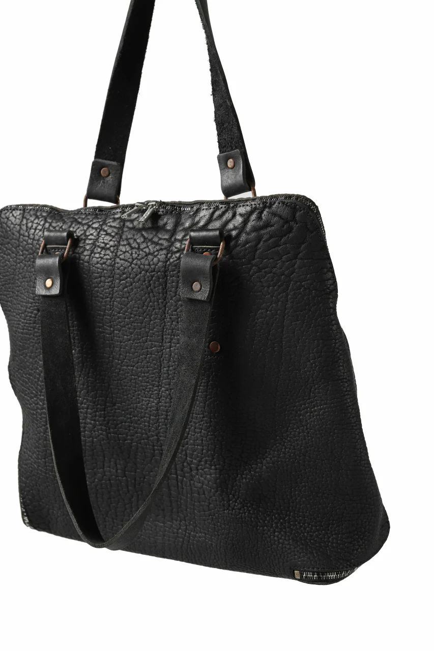 ierib onepiece tote bag / Rough Bull (BLACK) - Image 15