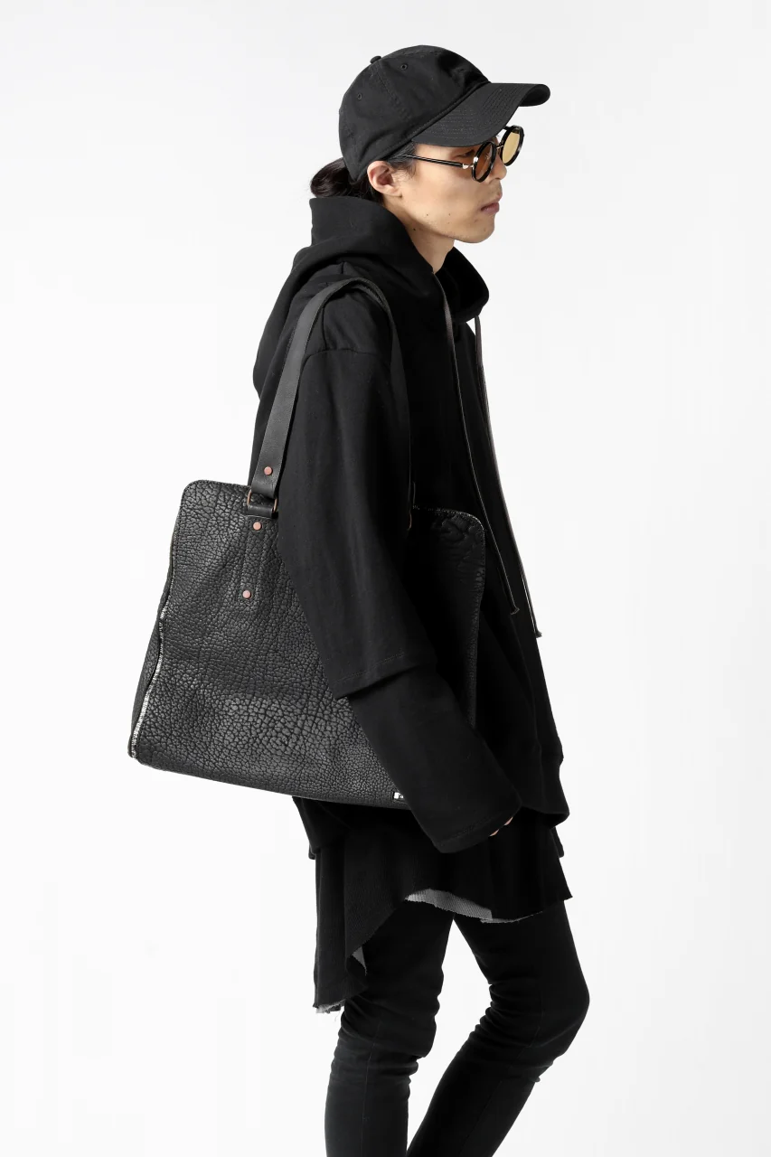 ierib onepiece tote bag / Rough Bull (BLACK) - Image 33