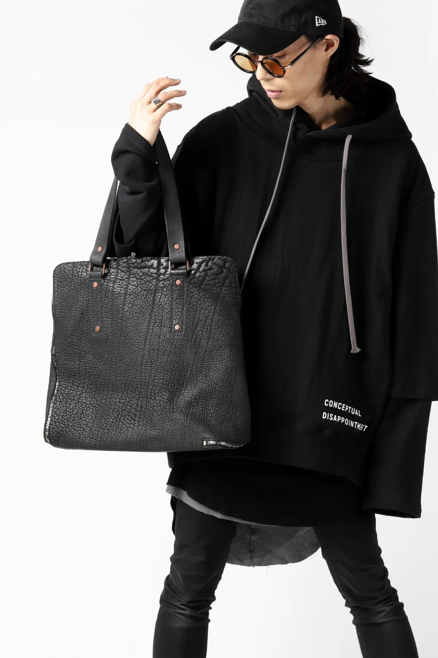 ierib onepiece tote bag / Rough Bull (BLACK) - Image 35
