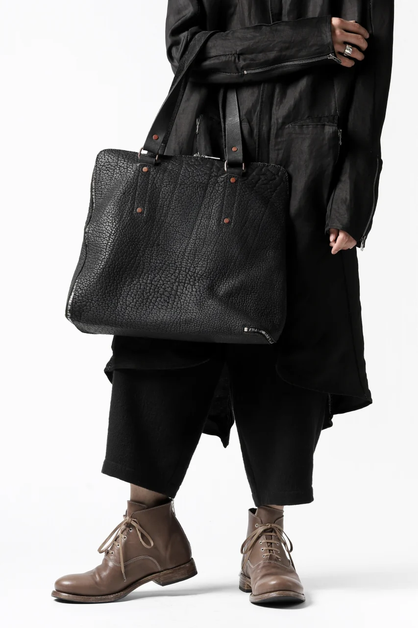 ierib onepiece tote bag / Rough Bull (BLACK) - Image 4