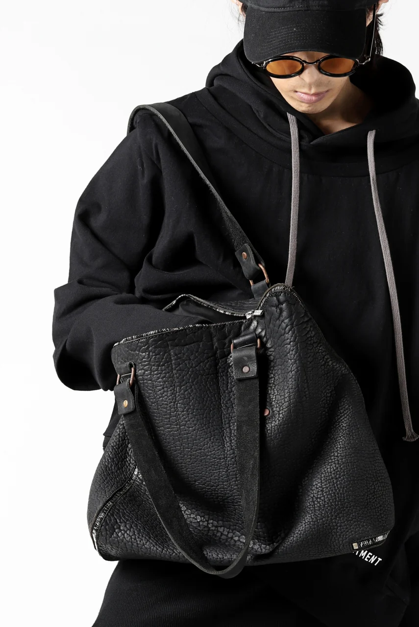 ierib onepiece tote bag / Rough Bull (BLACK) - Image 45