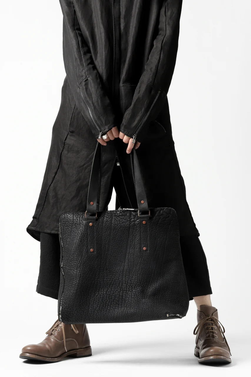 ierib onepiece tote bag / Rough Bull (BLACK) - Image 5